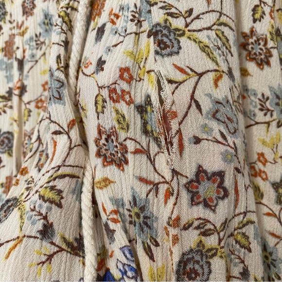 Free People Lucky Loosey Dress Honeysuckle Combo Floral Tunic Boho Small Womens - Picture 7 of 15